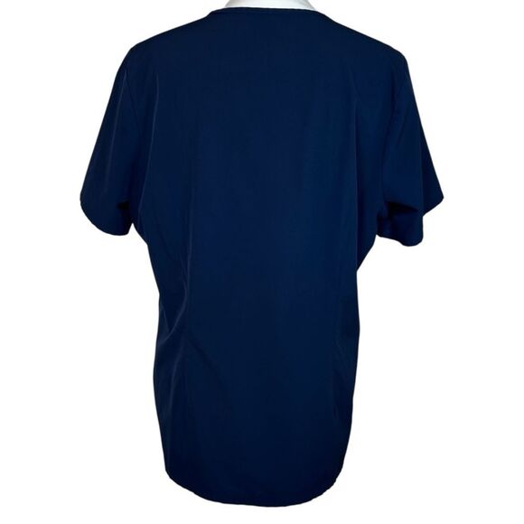 FIGS Catarina One-Pocket Scrub Top Navy Blue Size Large Technical Collection - Picture 4 of 6